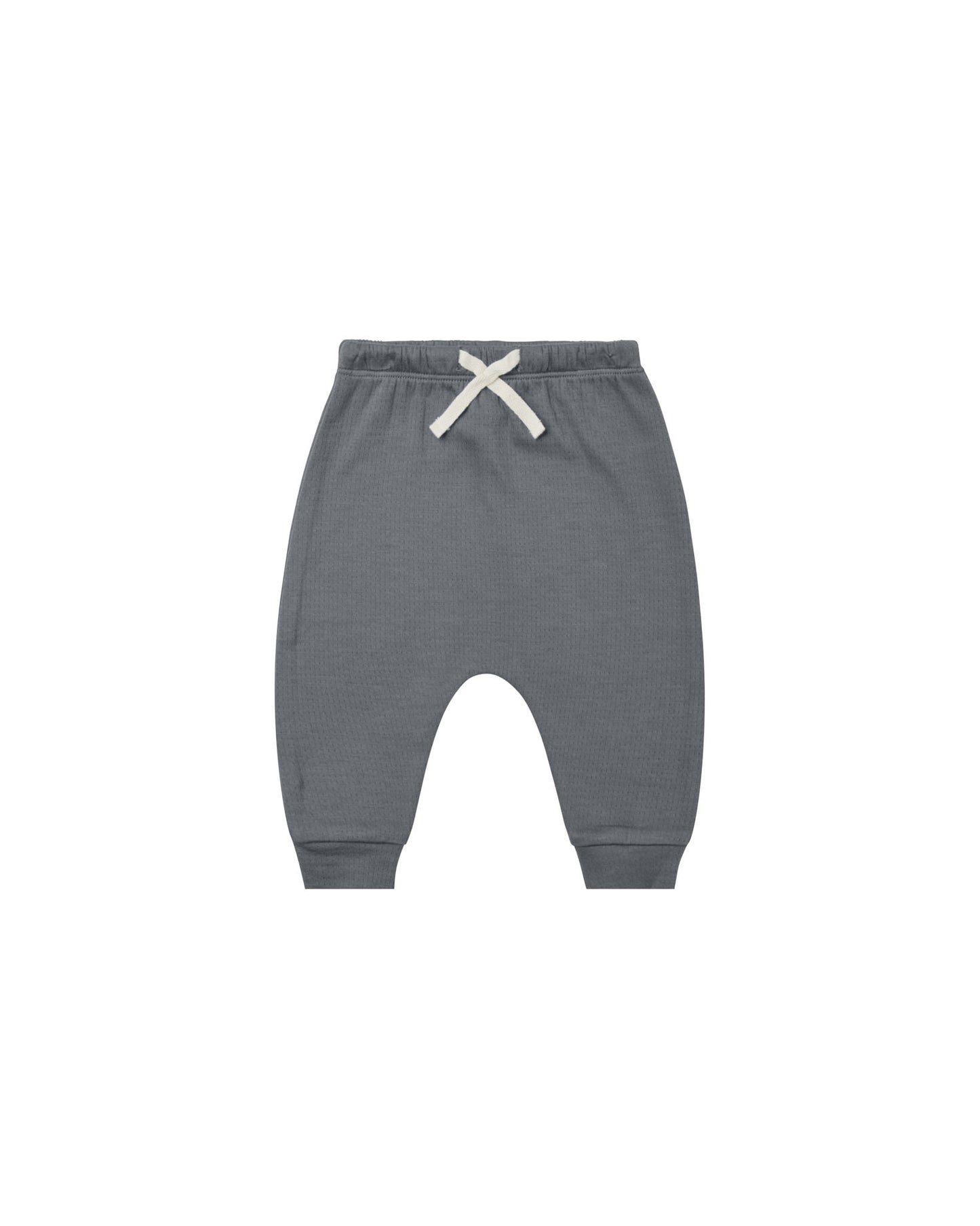 Quincy Mae Pointelle Sweatpant Navy