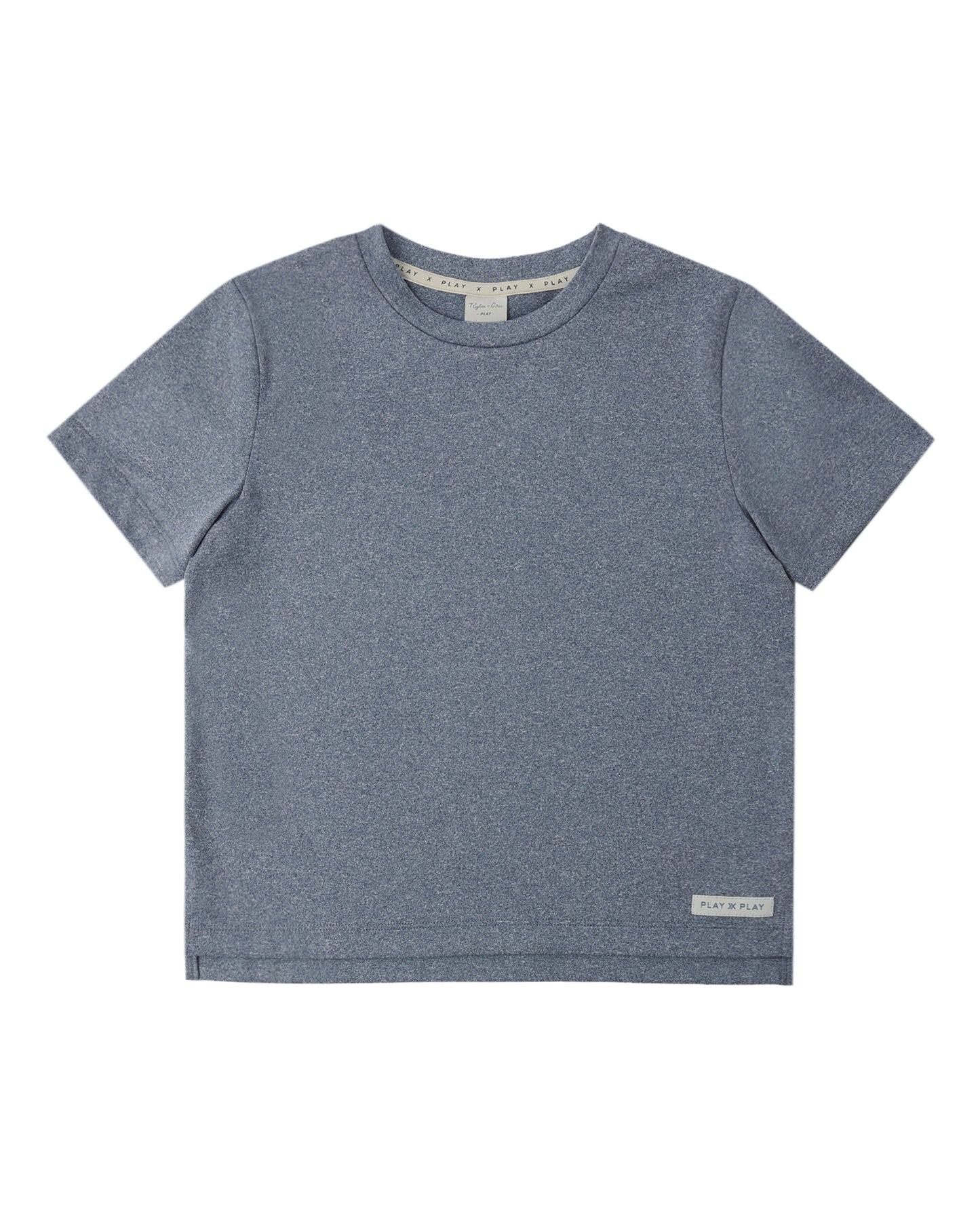 Rylee + Cru Cove Essential Tee Heathered Marine