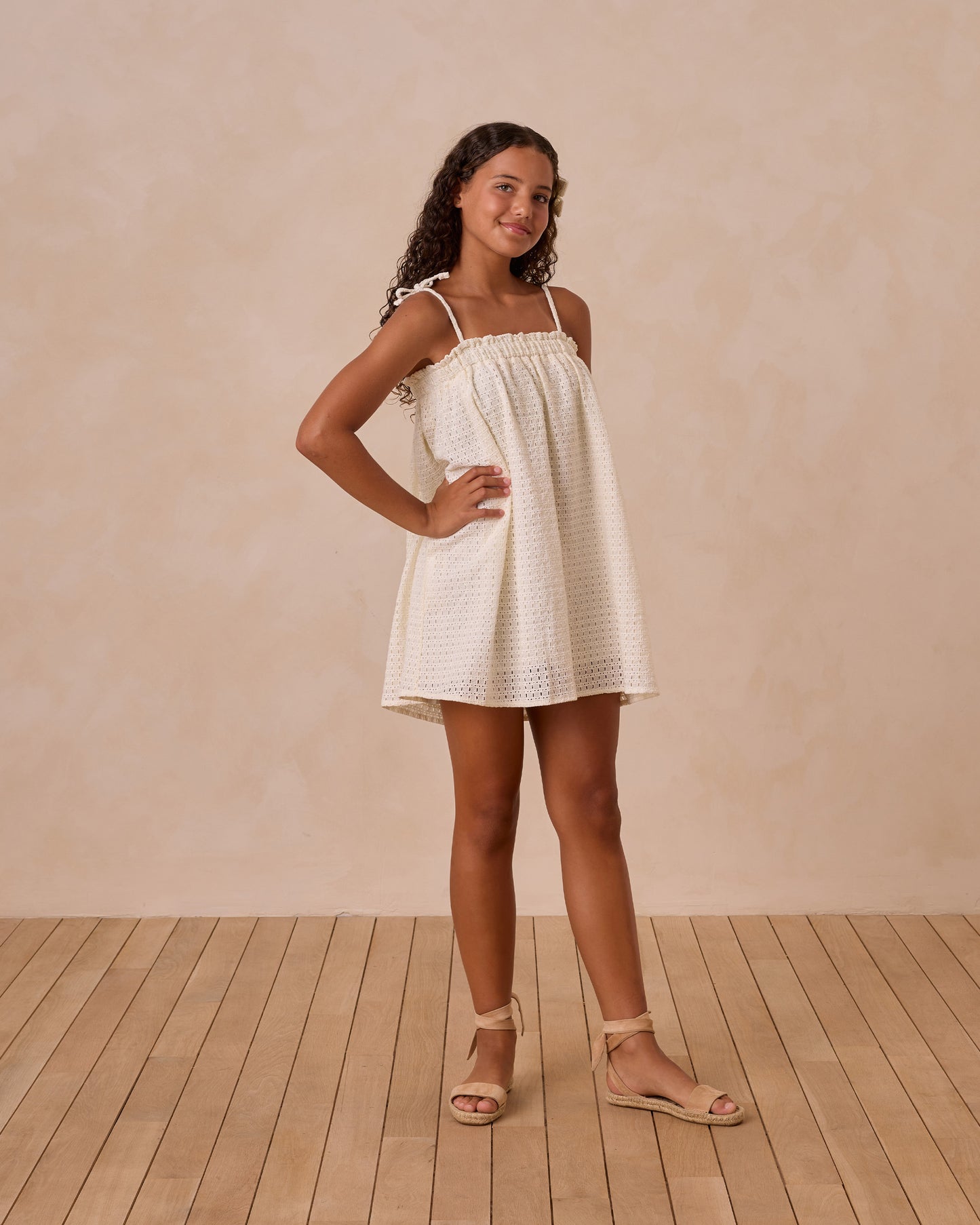 Rylee + Cru Sahara Mini Dress Ivory