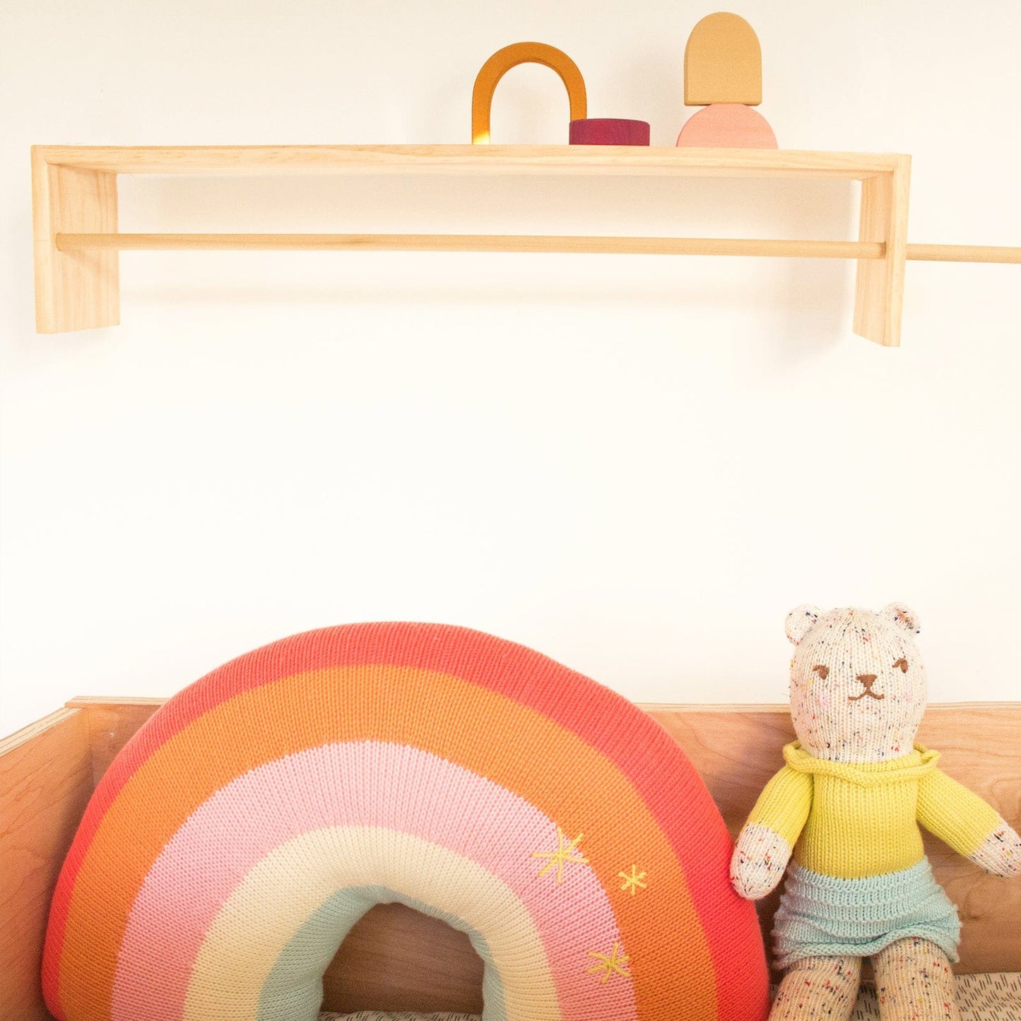 Blabla Rainbow Pillow - Pink
