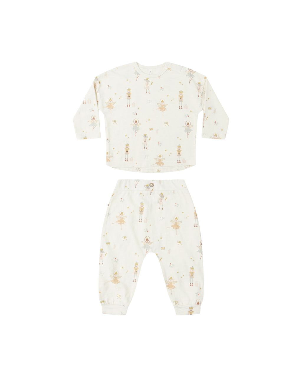 Rylee + Cru Long Sleeve Tee + Pant Set Nutcracker