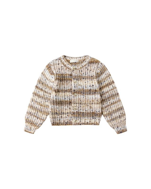 Rylee + Cru Cheyenne Cardigan Stone Multi-Stripe