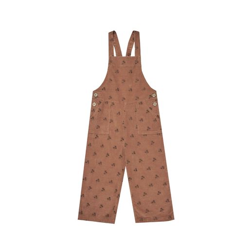 Rylee + Cru Wide Leg Overall Blossom Embroidery