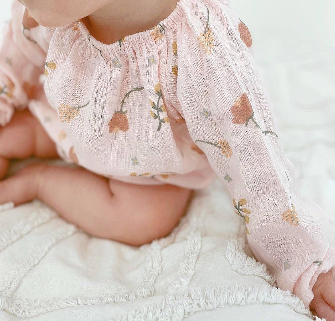 Ada Baby - Floral Organic Muslin Body