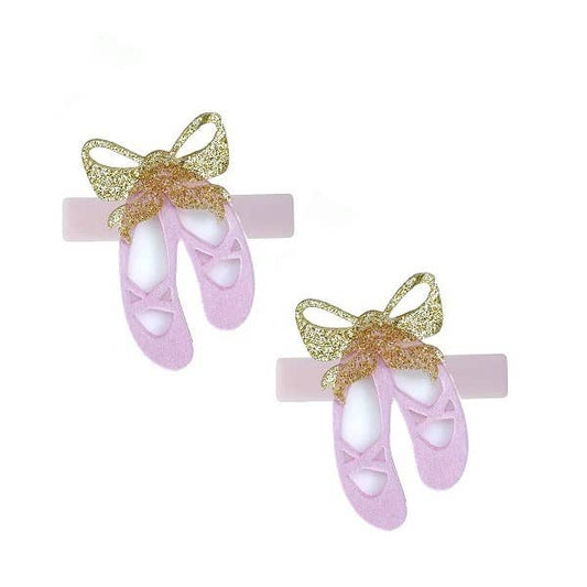 Lilies & Roses Ballet Slippers Alligator Clip