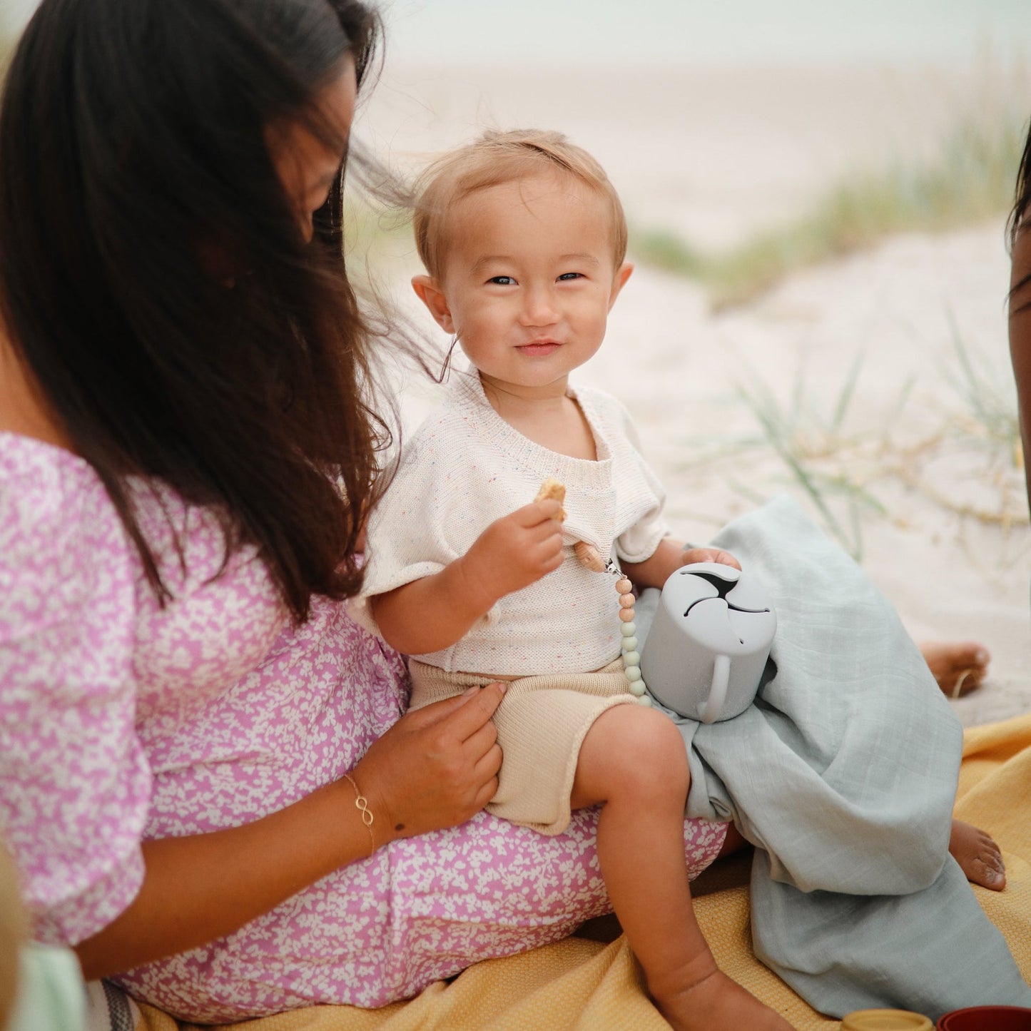 Mushie Baby Silicone Snack Cup