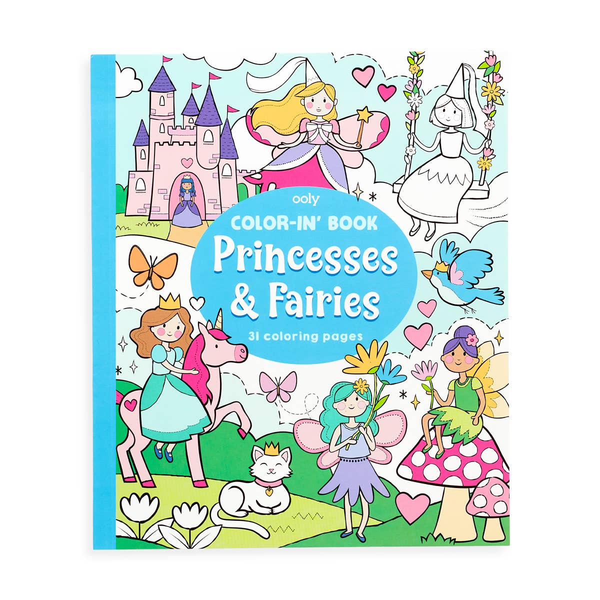 OOLY - Color-in' Book : Princesses & Fairies
