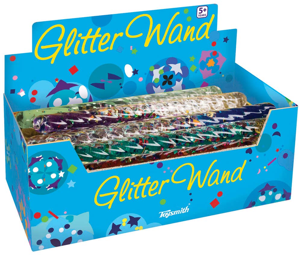 Toysmith Spiral Glitter Wand, 61/2" Pitt Street Kids