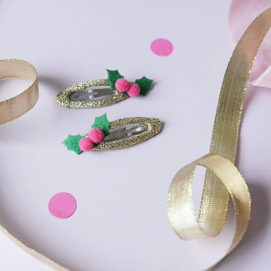 Rockahula Kids - Holly Pom Pom Clips