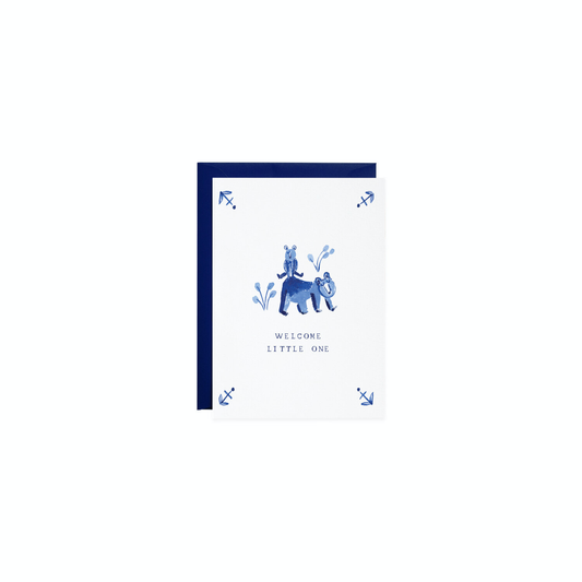 Mr. Boddington's Studio - Welcome Little Bear - Petite Card