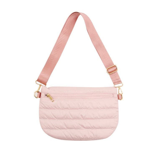 Puffer Messenger Crossbody Shoulder Bag