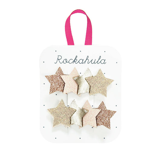 Rockahula Kids - Frosted Shimmer Star Clips