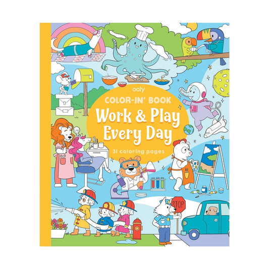 Ooly Color-In' Book Work & Play Every Day
