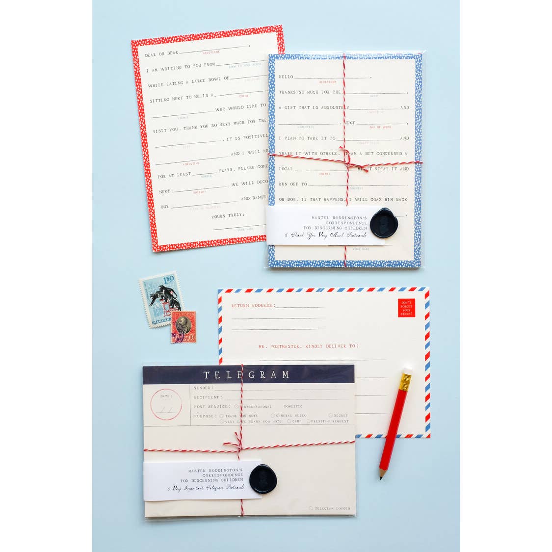 Fill in the Blank Postcards