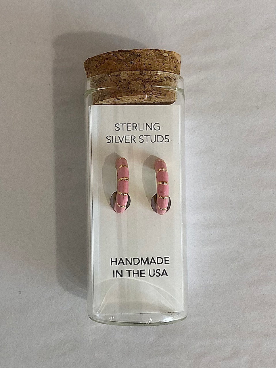Little Miss Zoe - Stud Kids Earrings in a Bottle