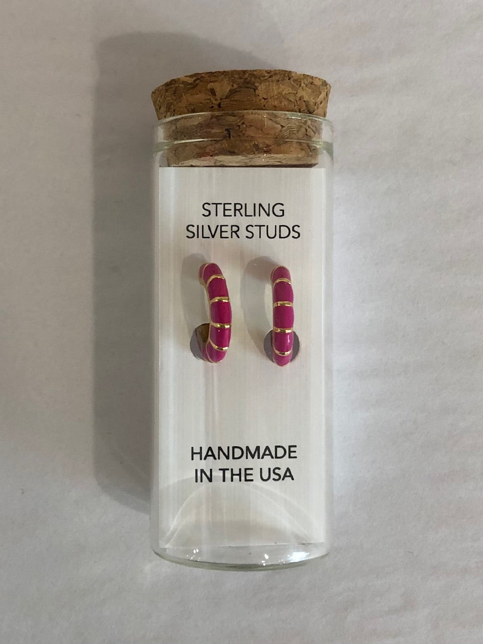 Little Miss Zoe - Stud Kids Earrings in a Bottle