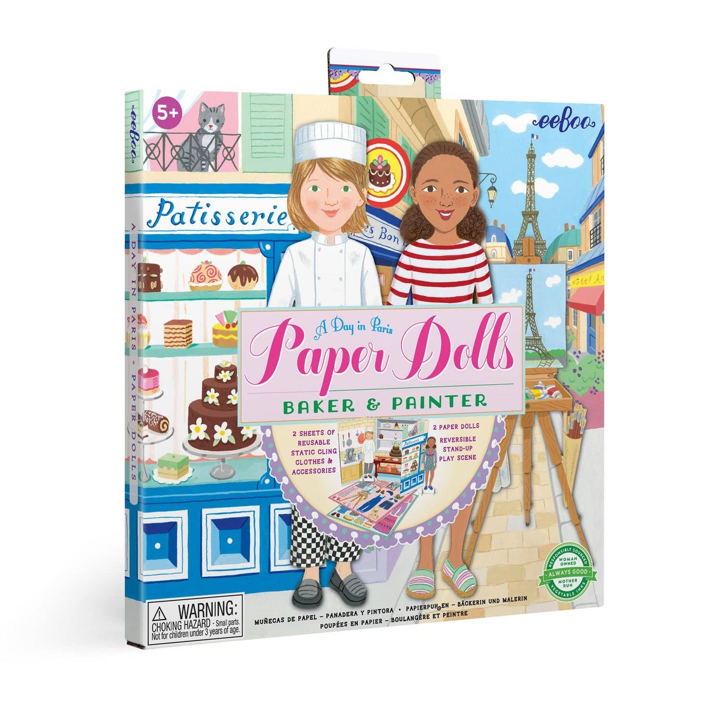 eeBoo - Paper Dolls A Day in Paris