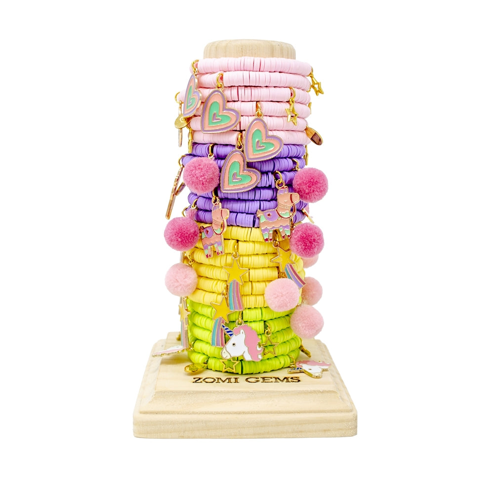 Zomi Gem Bright Pom Pom Bracelets