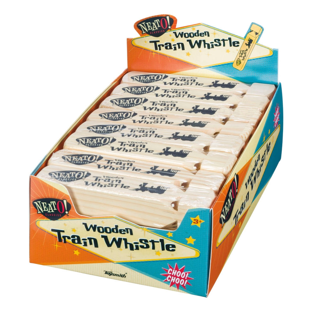 Toysmith Neato! Wooden Train Whistle