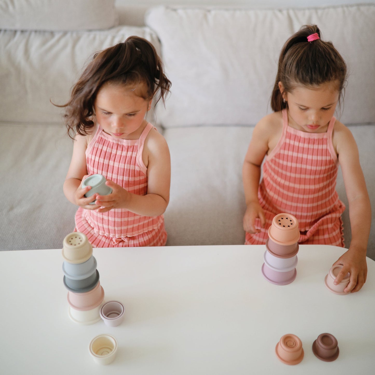 Mushie Stacking Cups/Tower Toy