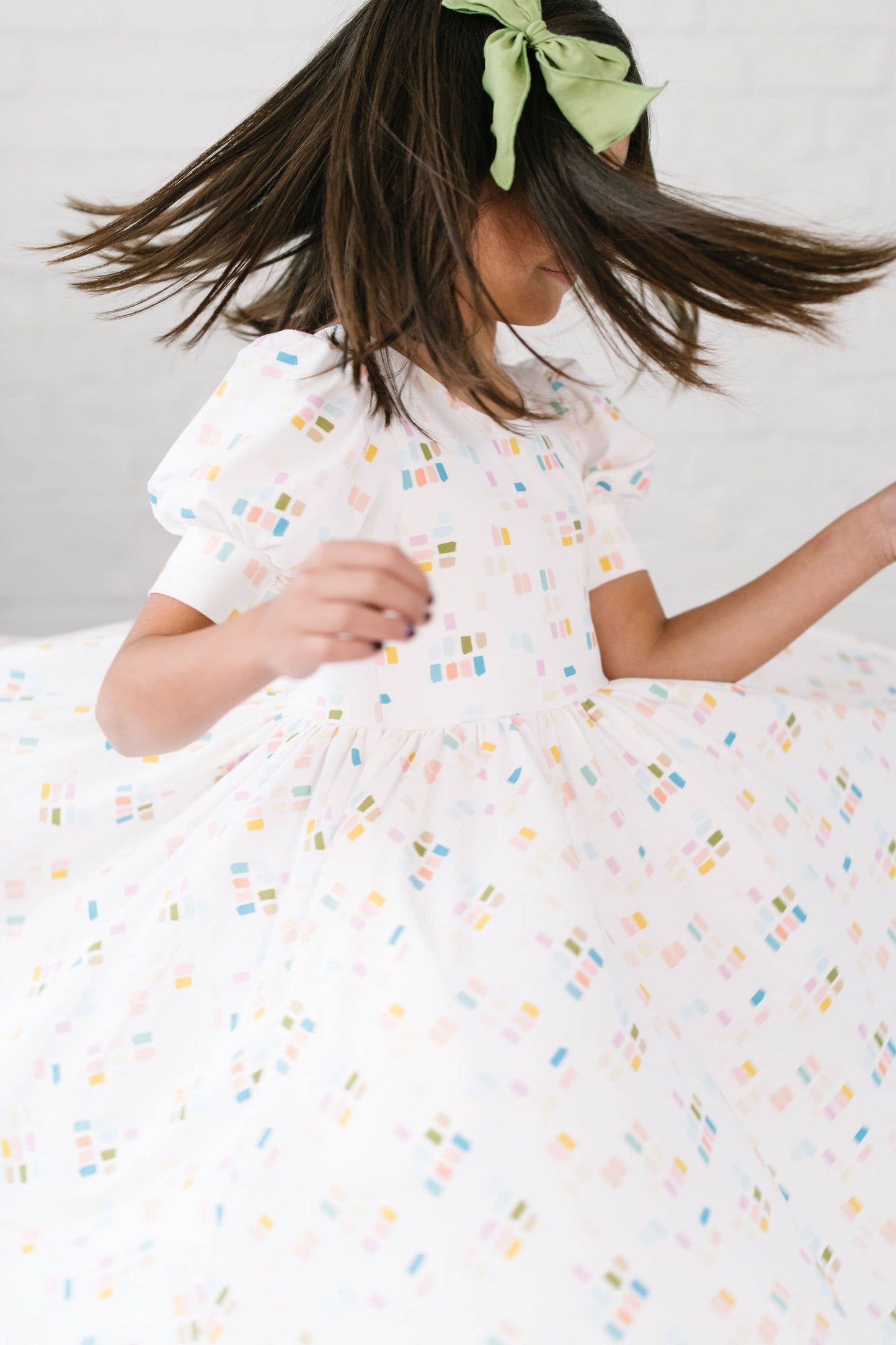 Ollie Jay - Puff Dress in Cobble Stone