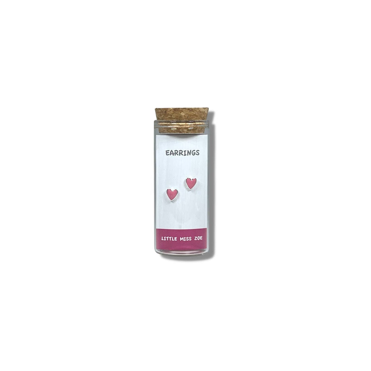 Little Miss Zoe - Stud Kids Earrings in a Bottle