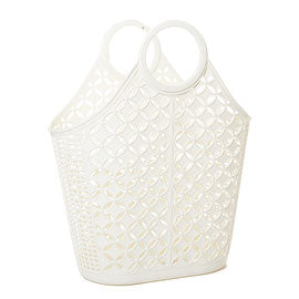 Sun Jellies Atomic Basket Tote Bag