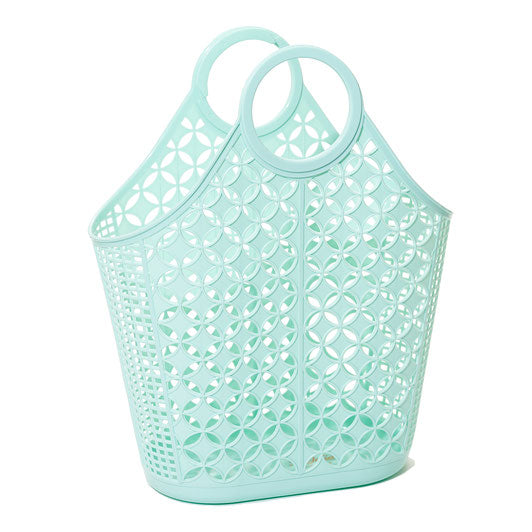 Sun Jellies Atomic Basket Tote Bag
