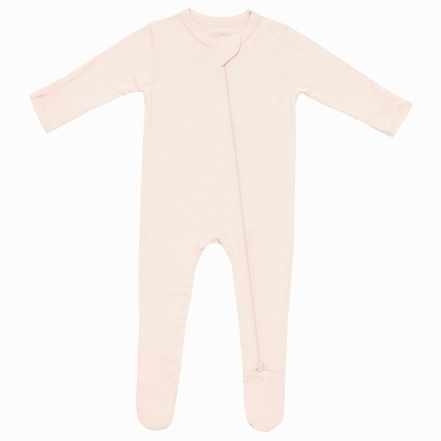 Kyte Baby Zippered Footie in Porcelian