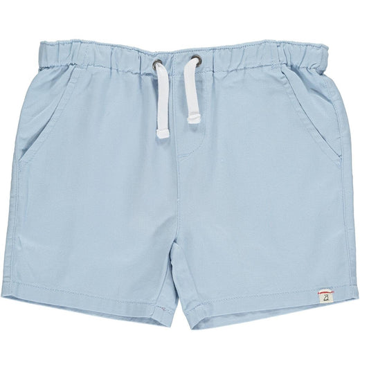 Me & Henry Hugo Twill Shorts in Pale Blue