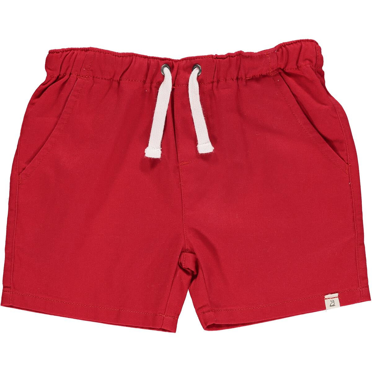 Me & Henry Hugo Twill Shorts in Red