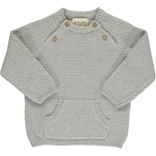Me & Henry Morrison Baby Sweater Grey