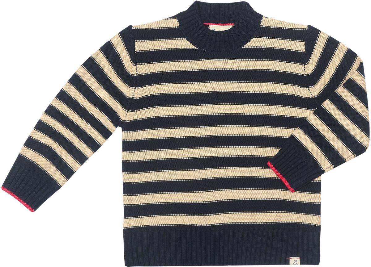 Me & Henry Cruise Sweater Navy/Cream