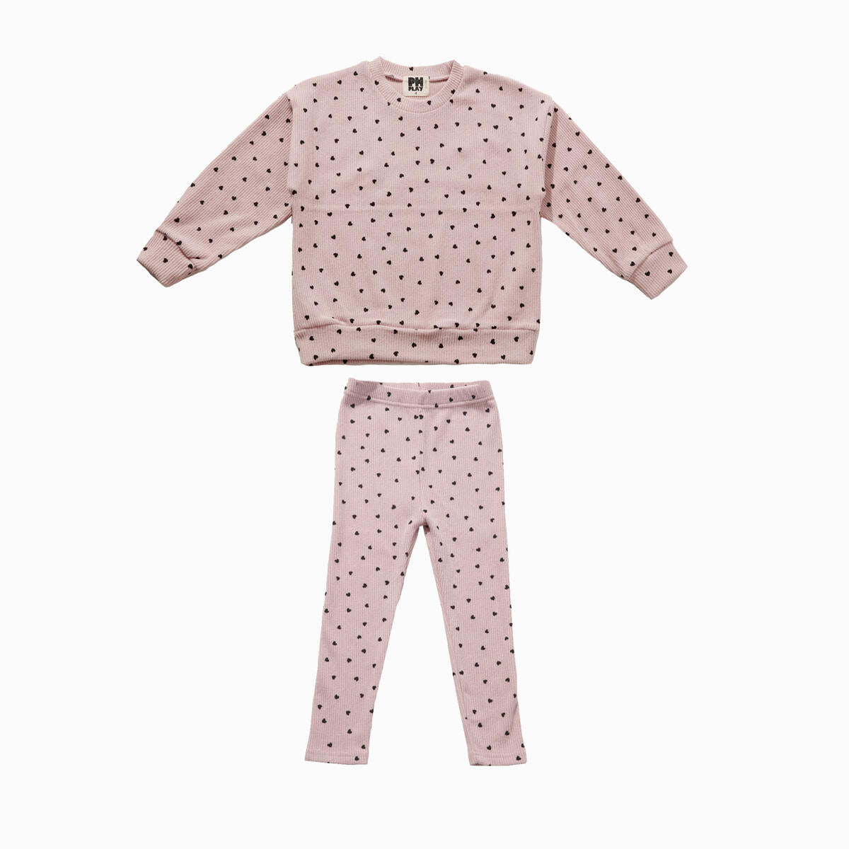 Petite Hailey Alice Sweatshirts Set Pink Heart