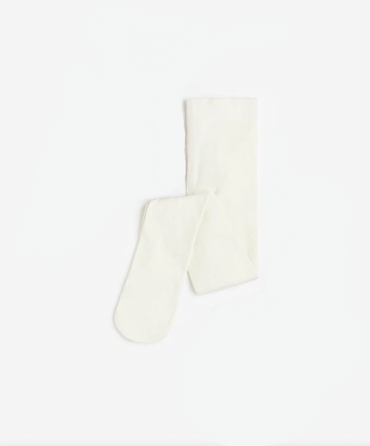 Petite Hailey Cotton Tights White