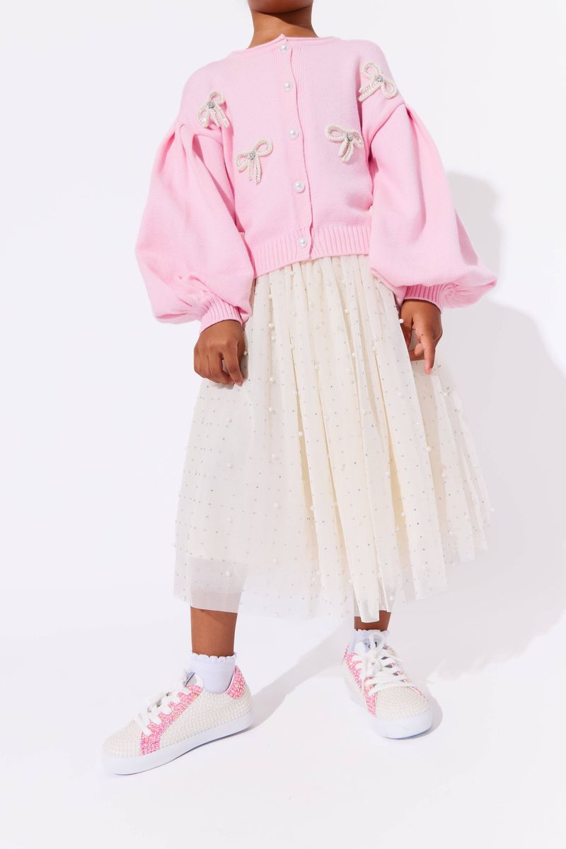 Lola and the Boys Diamond’s and Pearls Midi Skirt