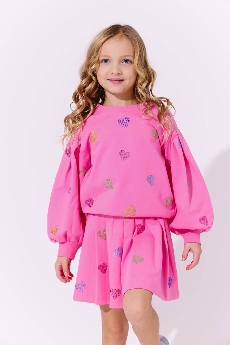 Lola and the Boys Pink Sparkle Hearts Set