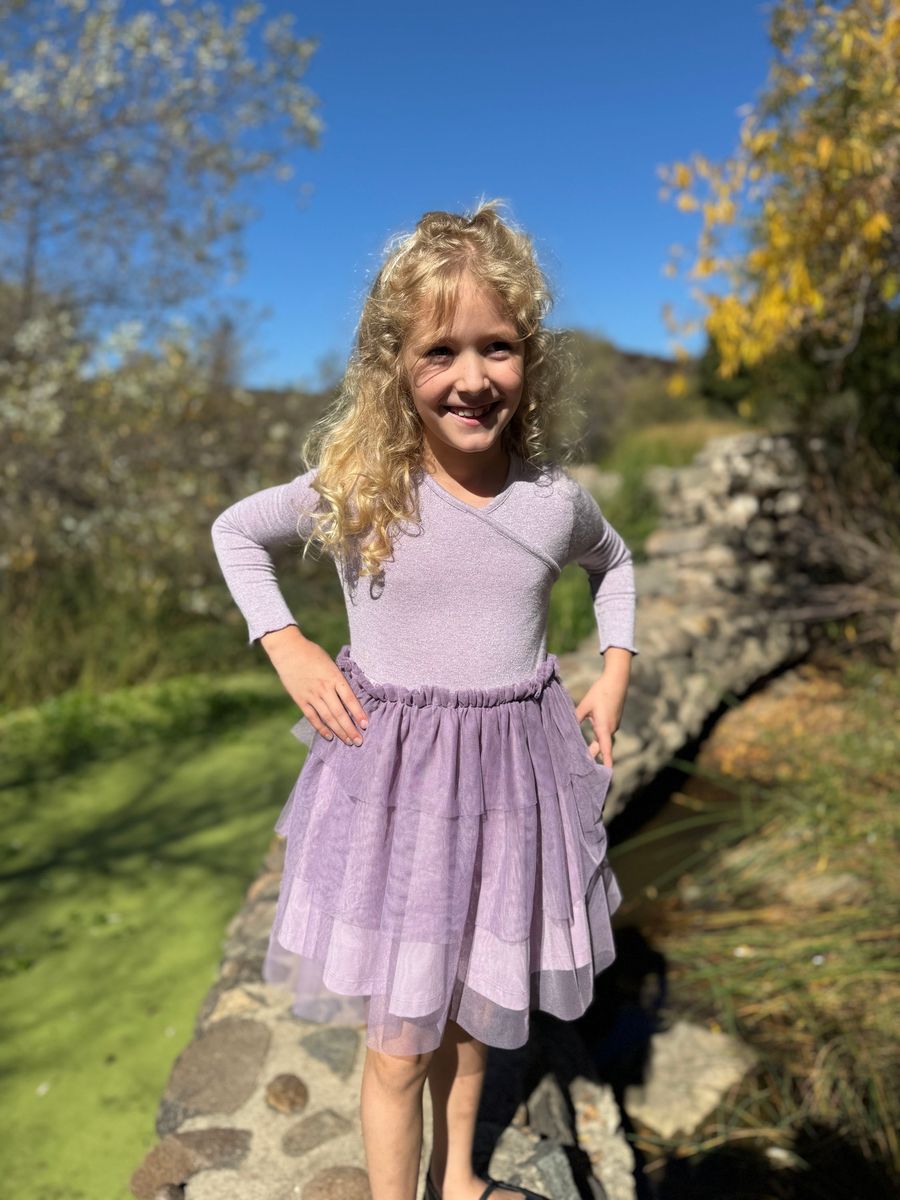 Vignette Veronika Dress Lavender Sparkle