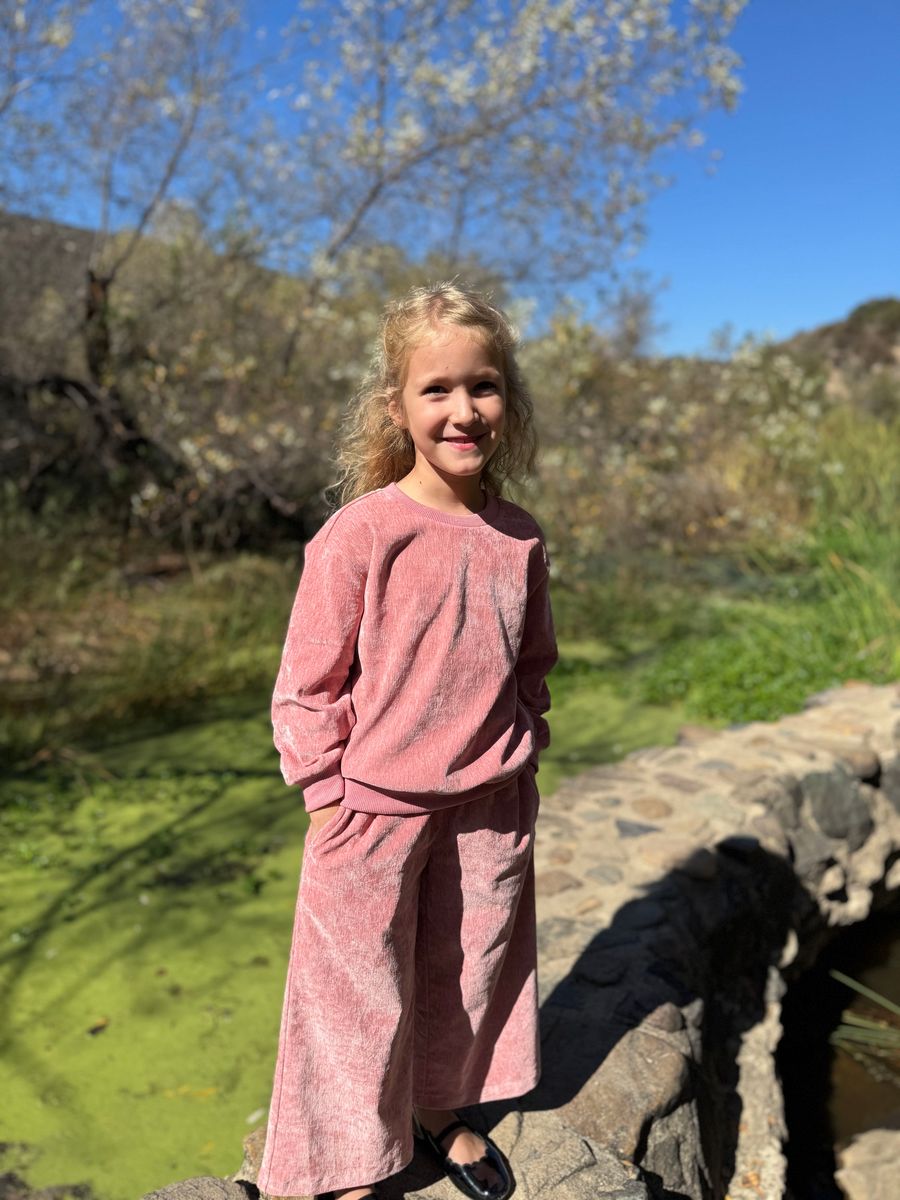 Vignette Jenna Pants Rose Velour