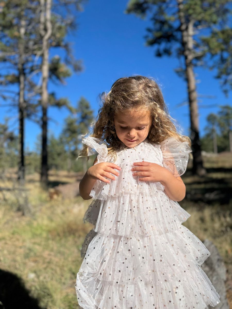 Vignette Maeleigh Dress Pink Sparkle