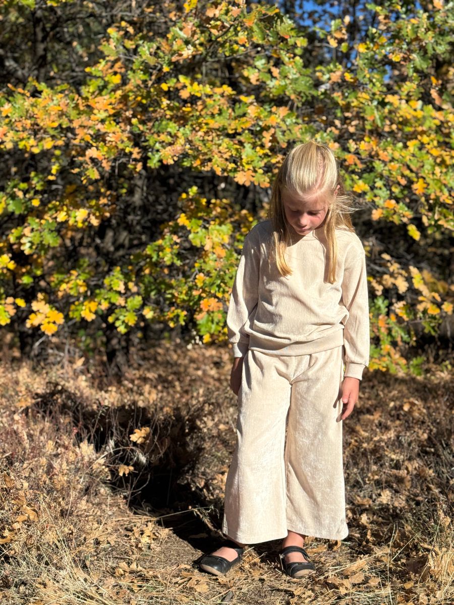 Vignette Jenna Pants Cream Velour
