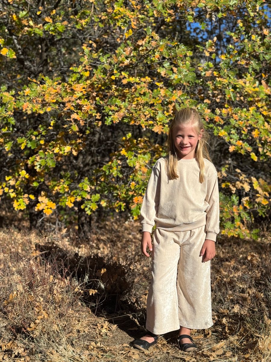 Vignette Jenna Pants Cream Velour