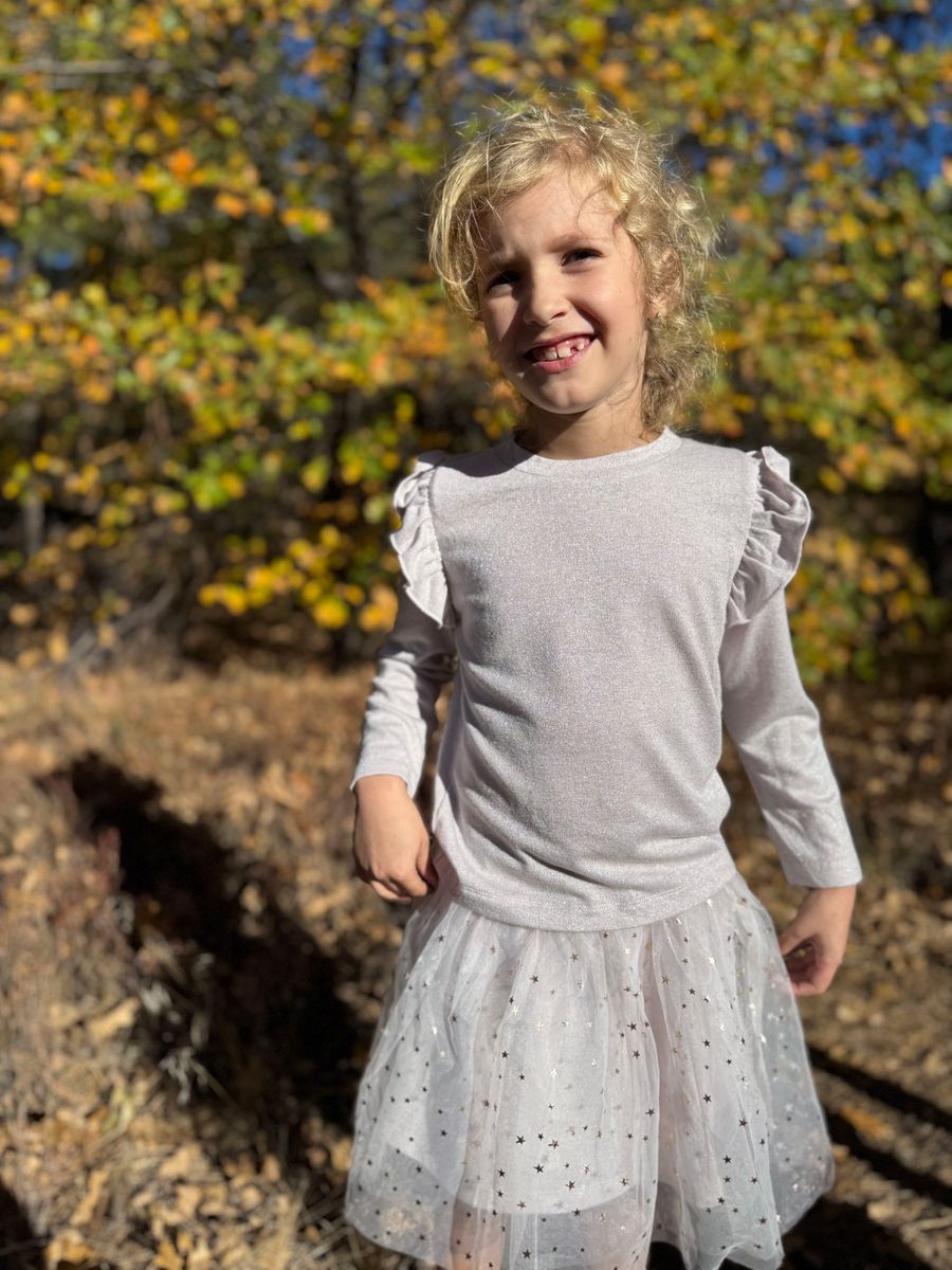 Vignette Hazel Skirt Silver Sparkle