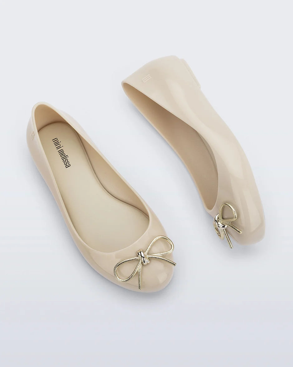 Mini Melissa Sweet Love Chrome Kids - Beige/Gold