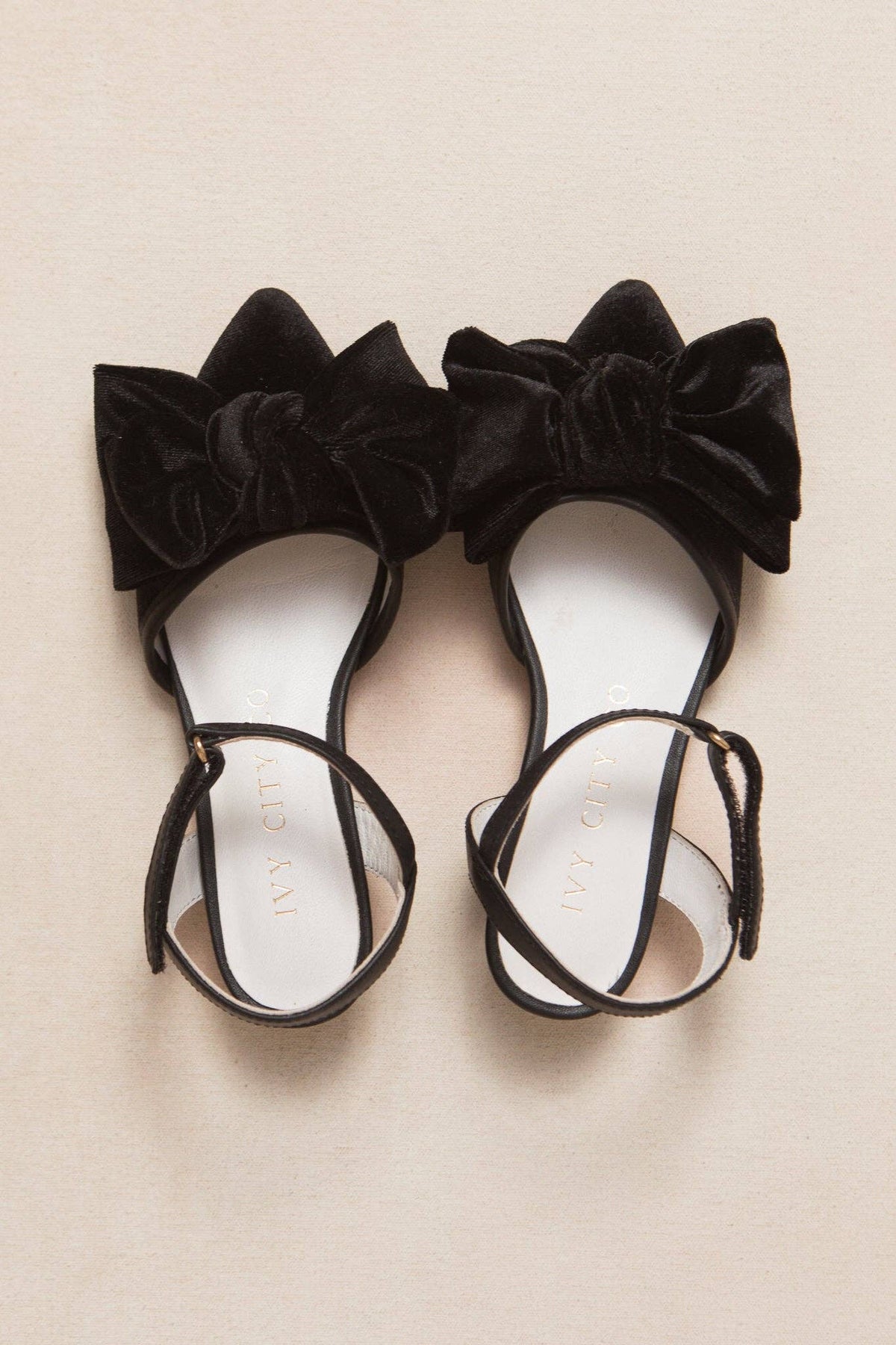 Ivy City Co - Mini Eloise Bow Heel in Black