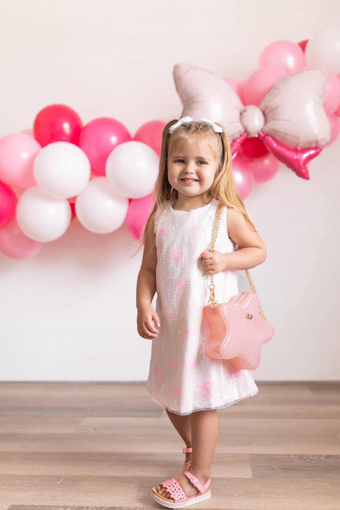 Carrying Kind - Taylor: Jelly Star Purse: Light Pink Sparkle