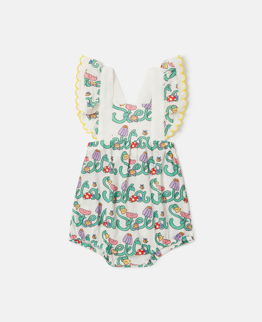 Stella McCartney Vine Print Bubble Romper