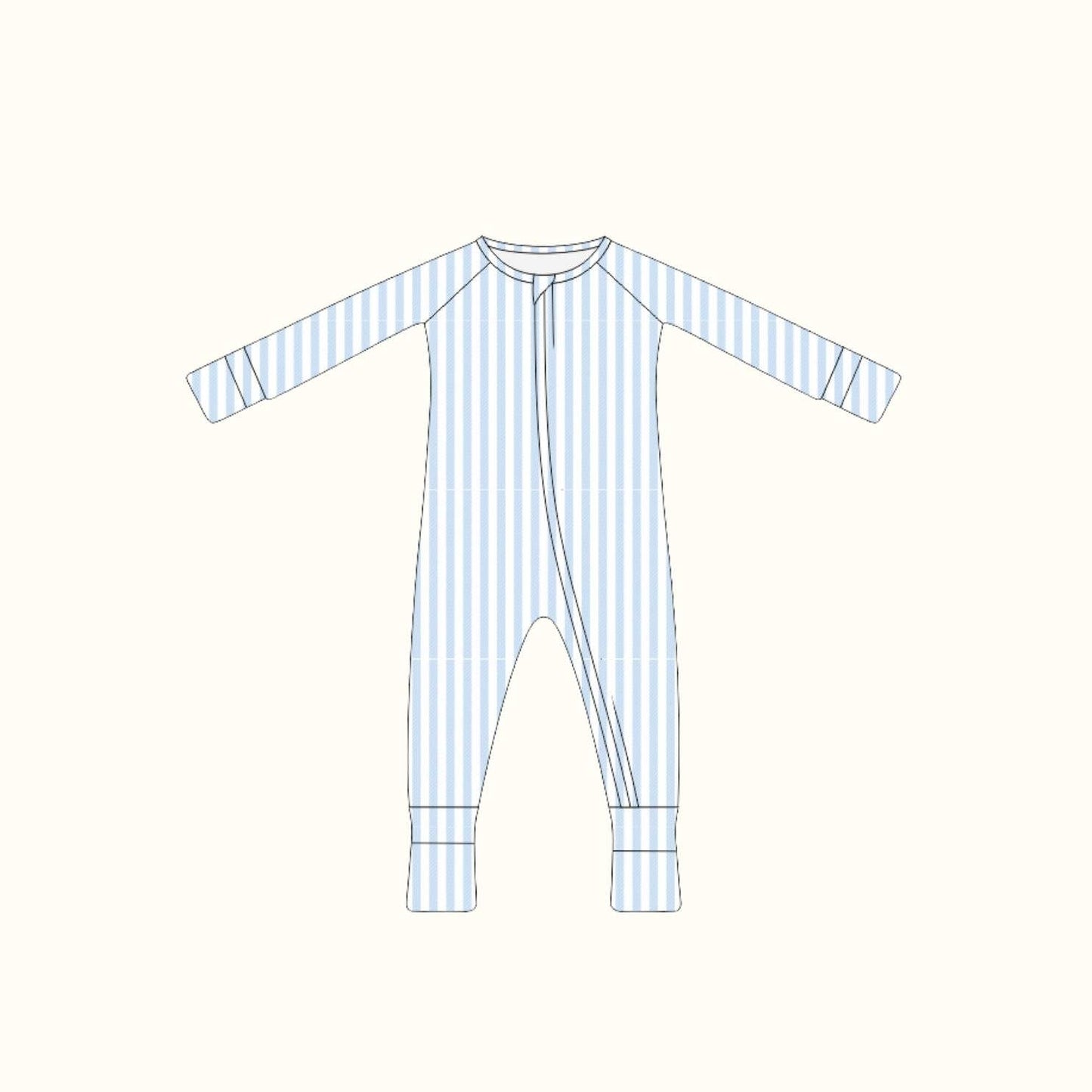 Polished Prints - Blue Moon Bamboo Baby Sleeper