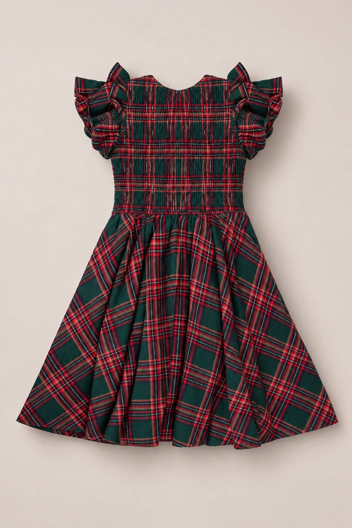 Ivy City Co - Mini Hattie Dress in Evergreen Plaid