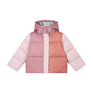 Stella McCartney Girl Puffer With Colorblock Details Pink